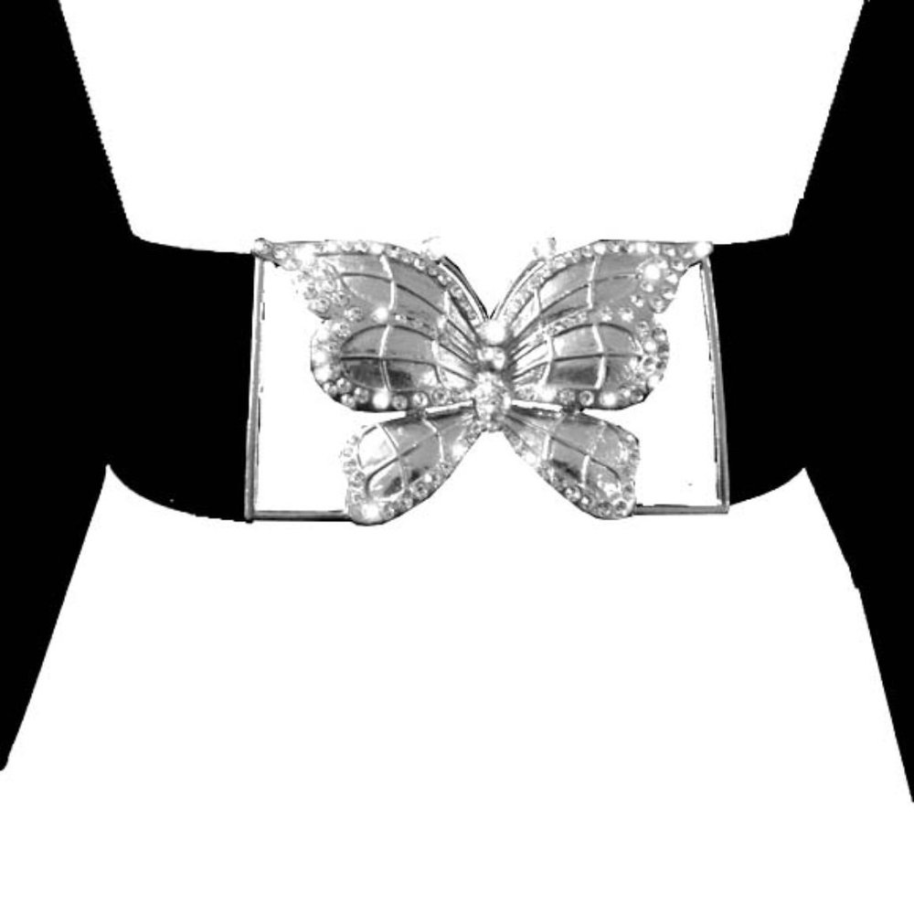 Womens Butterfly Stretch Belt Multiple Sizes